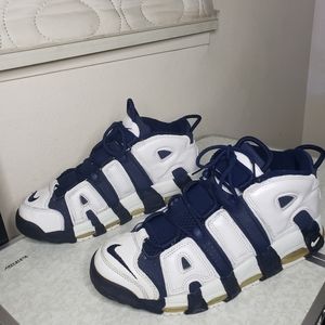 Nike shoe | Air More Uptempo Olympic White/Navy Gold 2016 Mens Size 10.5 Pippen
